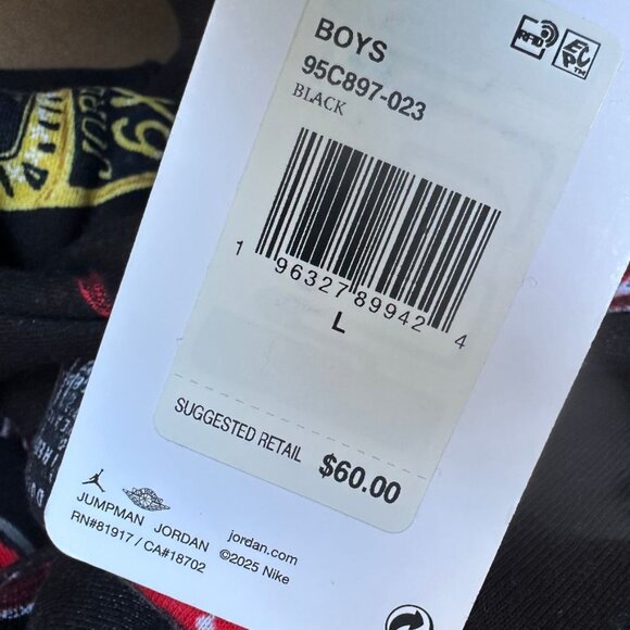 NWT Nike Air Jordan Limited Edition Boy's Hoodie Size Med, LRG & XL - Picture 5 of 7